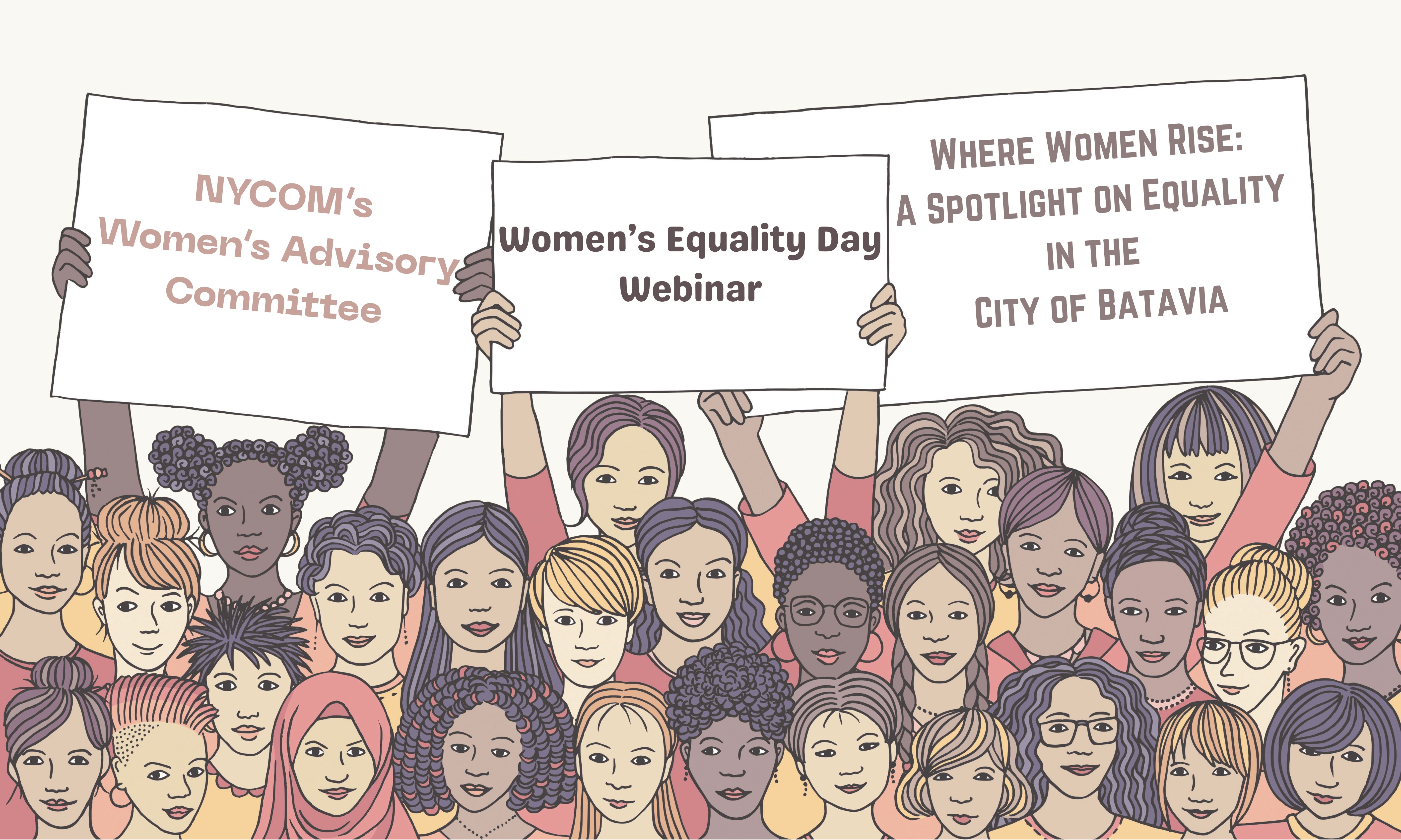 Women’s Equality Day Webinar: Where Women Rise – A Spotlight on Equality in Batavia Event Image